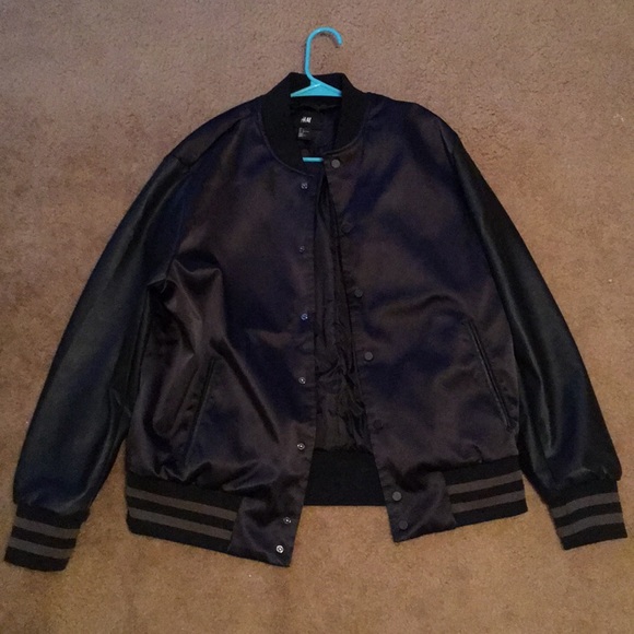 H M Jackets Coats Hm X The Weeknd Baseball Jacket Poshmark